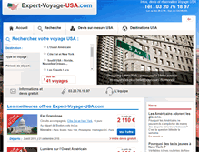 Tablet Screenshot of expert-voyage-usa.com